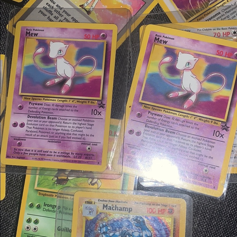 Pokémon mew 1999 promo star card 8